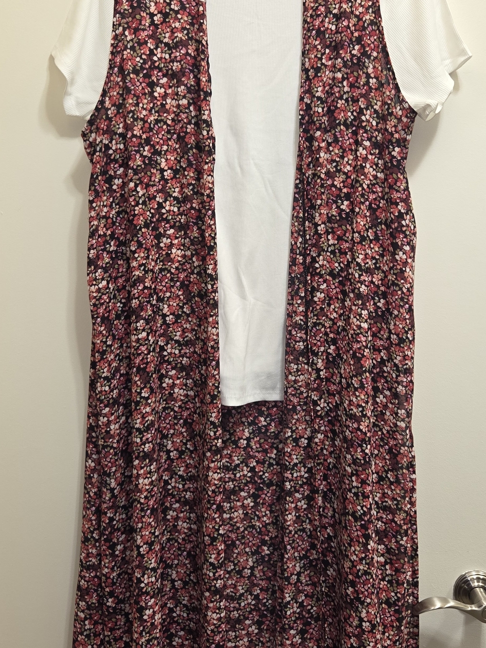 Lularoe Floral Duster Cardigan XL